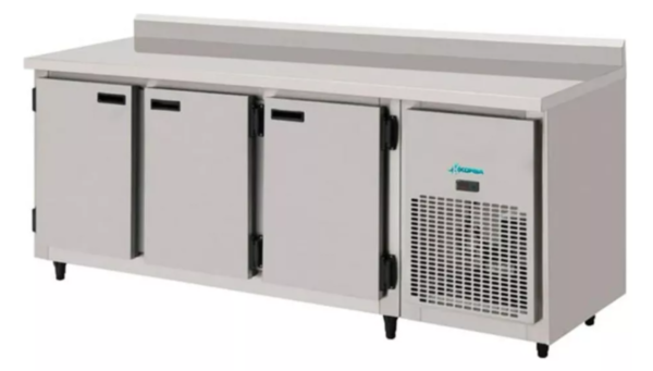 Balcão Refrigerado De Encosto Em Inox 2,00m Kbsc-200d Kofisa 220v