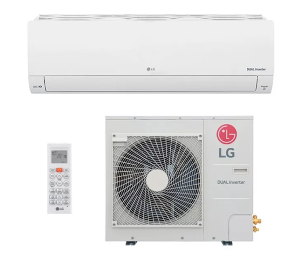 Ar Condicionado Split Hw LG Dual Voice Inverter 30.000 Btus Q/f 220v Branco