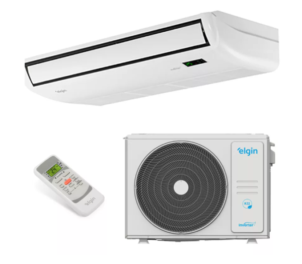 Ar Condicionado Split Piso Teto Eco Inverter R-32 Elgin 24000 Btus Quente/frio 220V