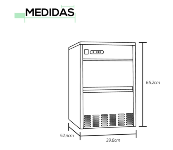 Máquina De Gelo Industrial Benmax Super Ice 26Kg - 220v - Image 5