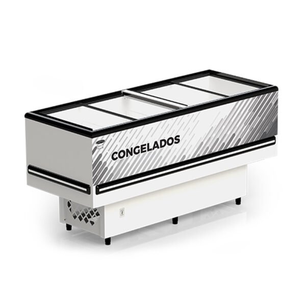 Expositor Ilha Congelados Vidro Reto 2m ILC-200 Conservex – 220v